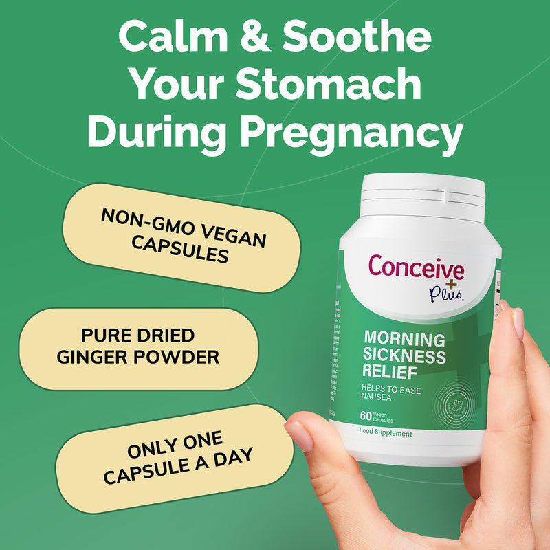 Conceive Plus Morning Sickness Relief 60 capsules (British brand)