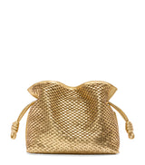 Harrods LOEWE Medium Leather Scales Flamenco Clutch- Buy online at McGrocer