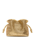LOEWE medium leather scales Flamenco clutch, imported from the UK