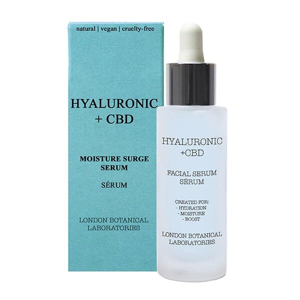 London Botanical Laboratories Hyaluronic Acid CBD Serum, imported from the UK