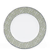 Harrods Geometric Maze Pattern Dessert Plates Set of 2, 21cm Diameter- Buy online at McGrocer