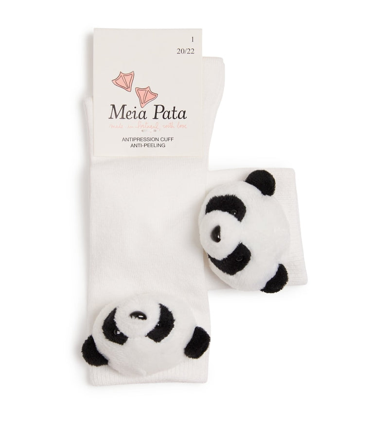 Meia Pata ribbon-trim knee-high socks - British product