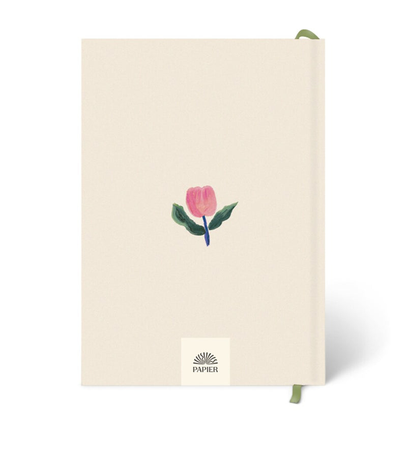 Papier Tulip Vase Wellness Journal, imported from the UK