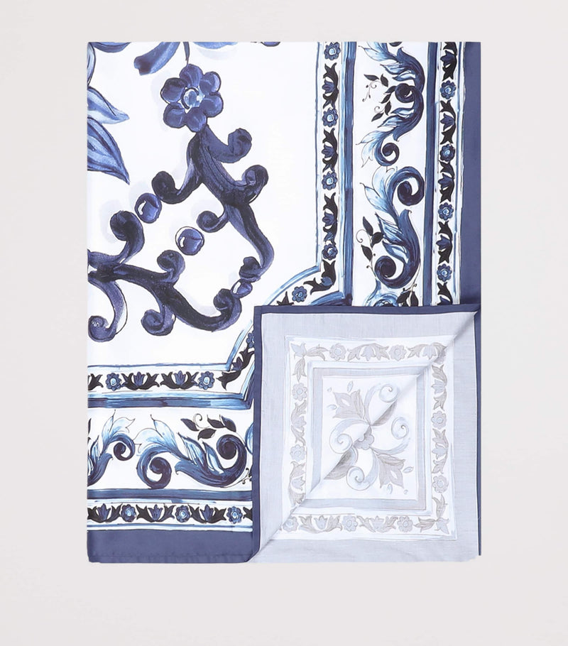 Dolce&Gabbana Casa Cotton Majolica King Fitted Sheet 300cm x 300cm - British product