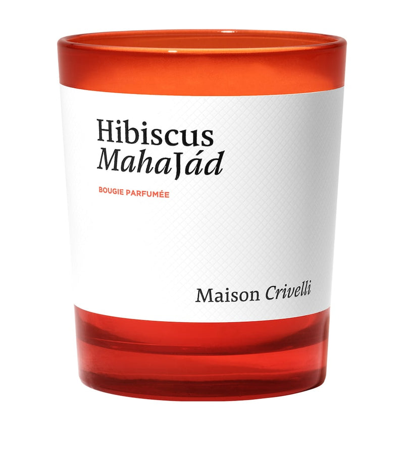Maison Crivelli scented candle Hibiscus Mahajad 190g, imported from the UK