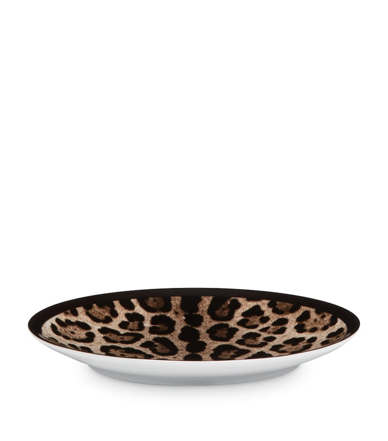 Dolce&Gabbana leopard print bread plates 17cm - British product