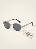 Celine oval sunglasses silver/grey with hard case, imported from the UK