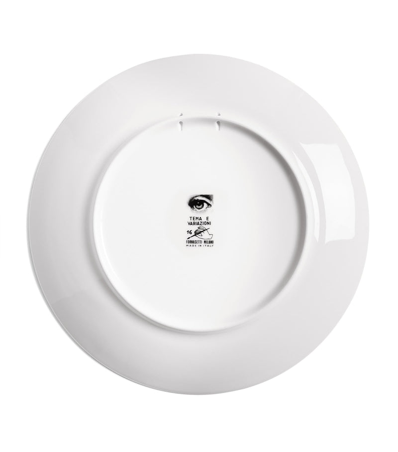 Fornasetti Tema e Variazioni No. 16 wall plate 26cm - British product