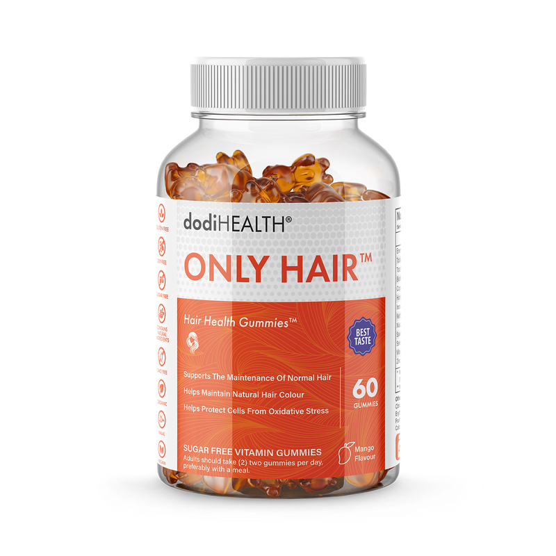 Dodi Health hair gummies supplement, UK version