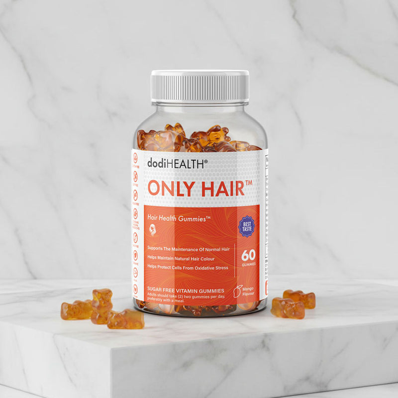 Dodi Health hair gummies supplement, UK version