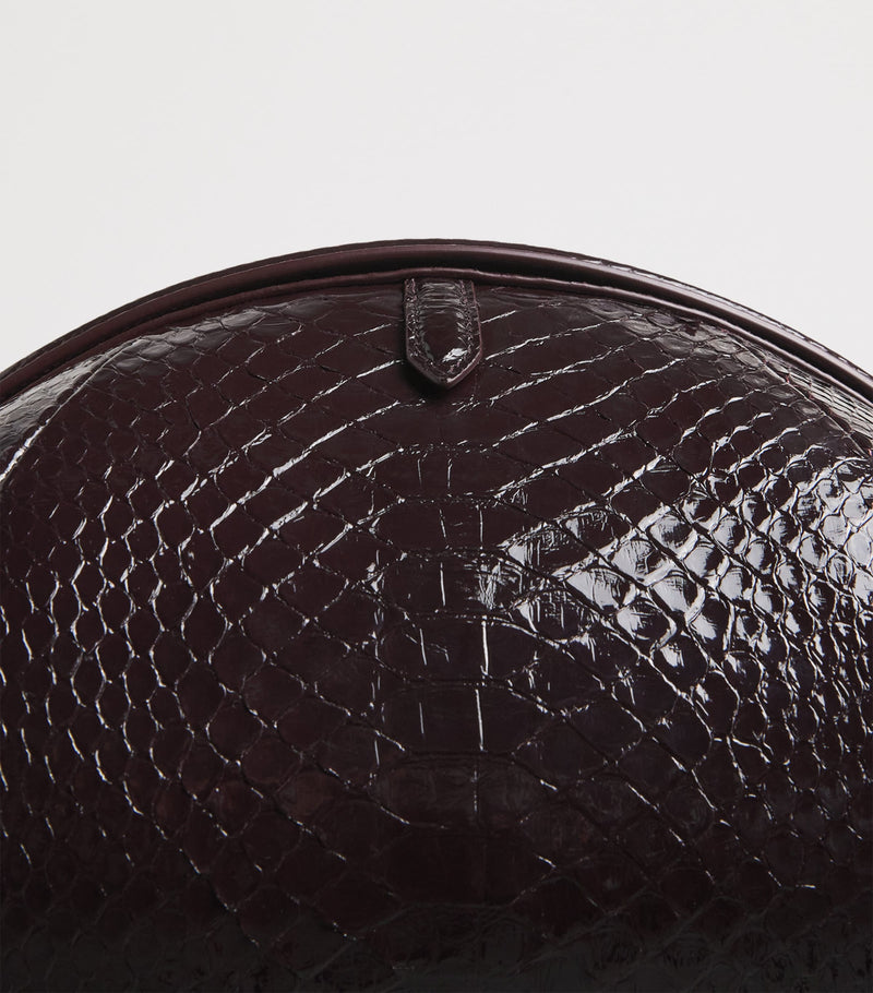 Alaïa snakeskin purse clutch bag 14x28cm (British brand)