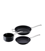 Harrods Le Creuset Toughened Non-Stick Pan Set of 3- Buy online at McGrocer