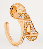 MARLI New York rose gold and diamond hoop earrings, UK version