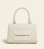 McQueen croc-effect jewelled top-handle bag (British brand)