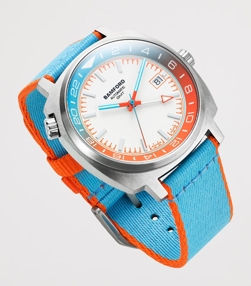 Bamford London GMT Summer watch 40mm stainless steel (British brand)