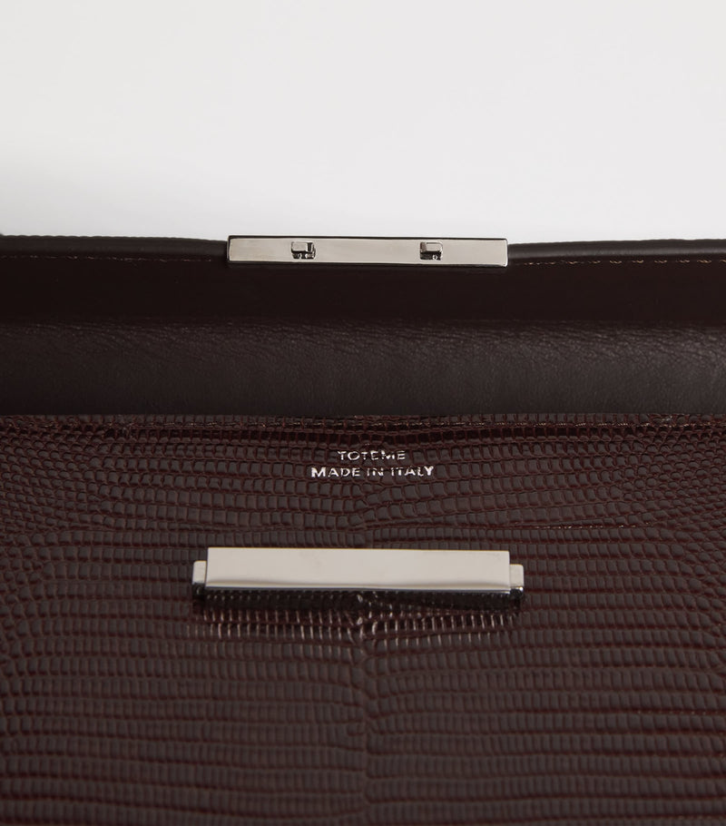Toteme embossed-leather shoulder bag (British brand)