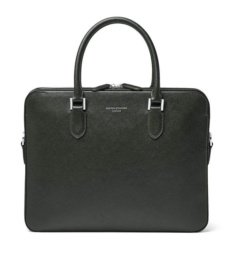 Aspinal of London Mount Street leather briefcase (British brand)