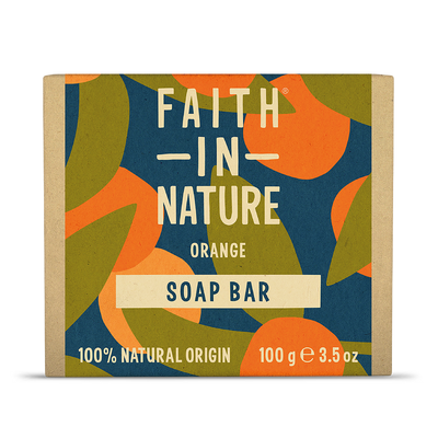 Savon Faith In Nature à l'orange 100g