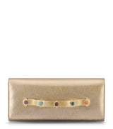 Harrods Bvlgari Tubogas Cabochon Evening Clutch Bag- Buy online at McGrocer