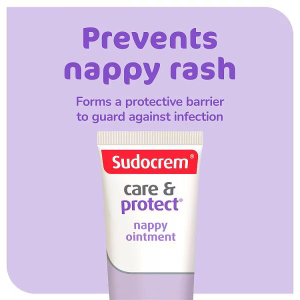 Sudocrem Nappy Cream Care and Protect 100g (British brand)