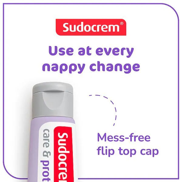 Sudocrem Nappy Cream Care and Protect 100g (British brand)
