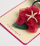 Konges Sløjd flower hair ties pack of 2, imported from the UK