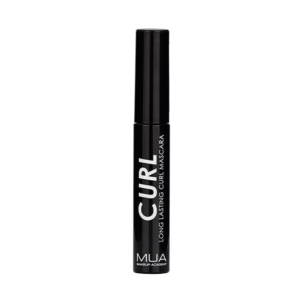 MUA Curl Mascara makeup product for lashes, imported from the UK