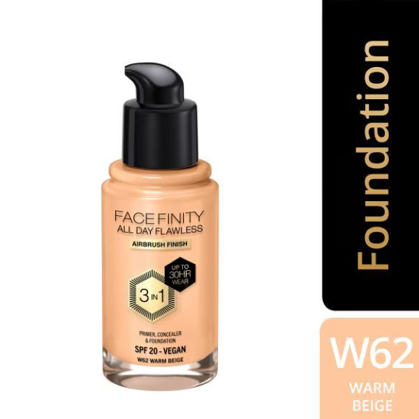 Max Factor Facefinity Foundation Warm Beige, imported from the UK