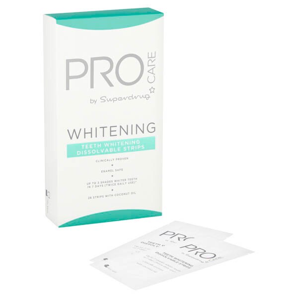 Superdrug ProCare Dissolvable Teeth Whitening Strips GOODS Superdrug