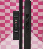 Sprayground Embossed Check Cabin Suitcase 50cm, imported from the UK