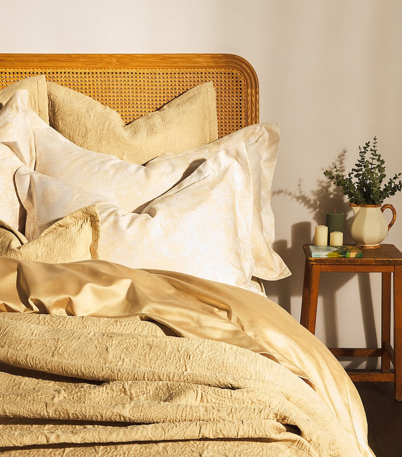 Celso De Lemos cotton-silk Pompadour Oxford pillowcase 50x75cm, imported from the UK