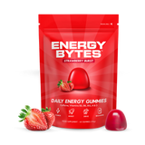 Holland & Barrett BYTES Co. Daily Energy Strawberry Flavour Energy Gummies, 60 Count- Buy online at McGrocer
