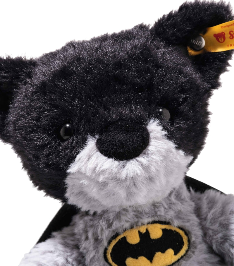 Steiff Batman plush bear with cape and mask, imported from the UK