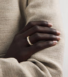 Suzanne Kalan yellow gold diamond eternity ring, UK version