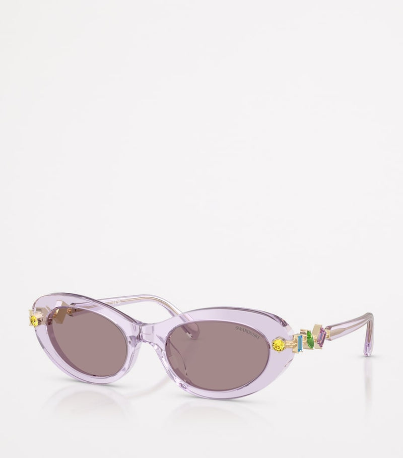 Swarovski acetate oval sunglasses - British product