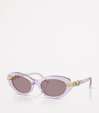 Swarovski acetate oval sunglasses - British product