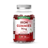 Holland & Barrett Nature's Truth Iron 14mg 60 Cherry Flavour Vegan Gummies- Buy online at McGrocer