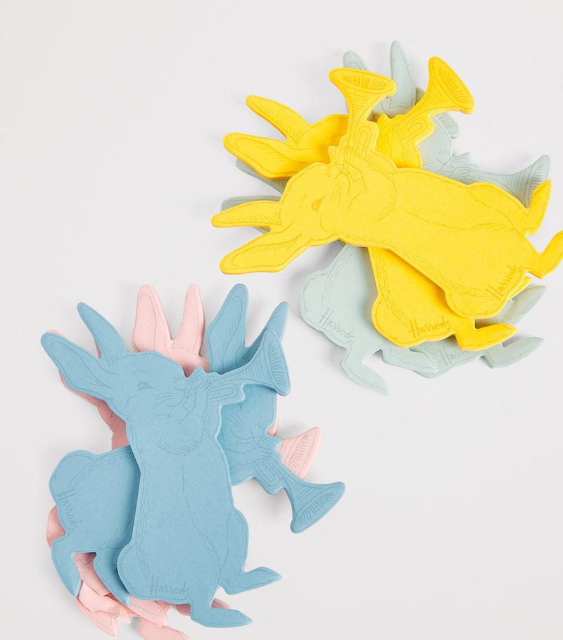 Harrods bunny notes set of 8, UK version