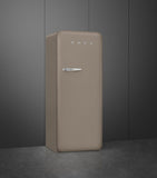 Retro Stainless Steel Fridge with Humidity Control and Temperature Zone
