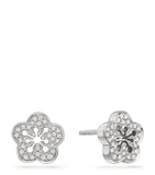 Boodles blossom diamond stud earrings 1cm - British product