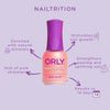 Orly nail strengthener pink shimmer 18ml, imported from the UK