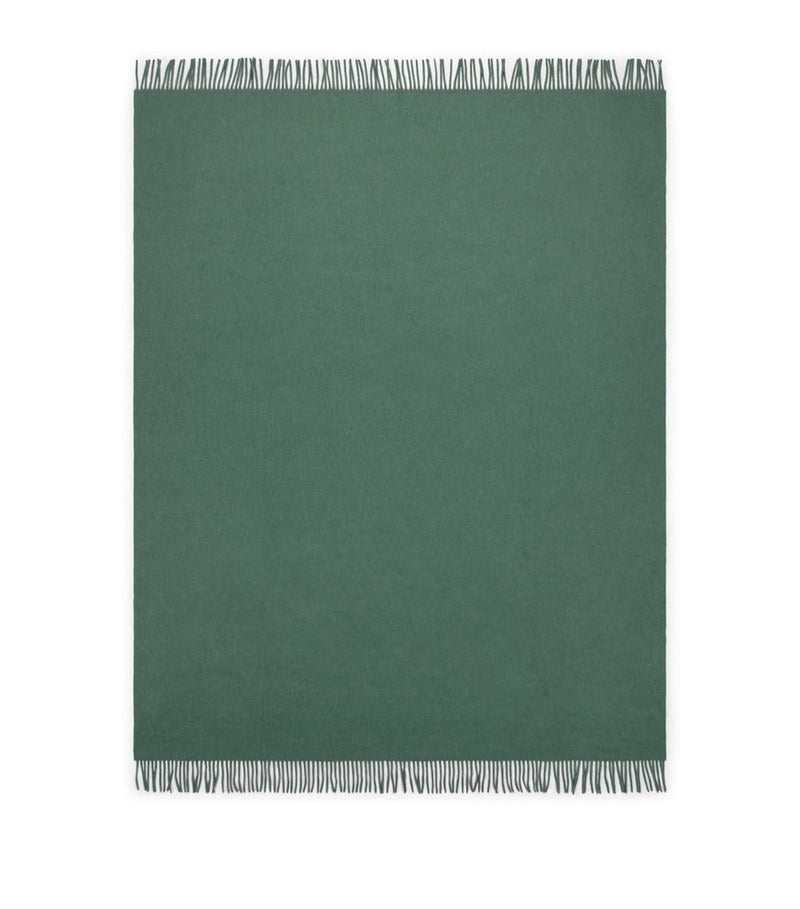 Begg x Co cashmere Arran Solid Throw 147x183cm, imported from the UK