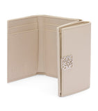 LOEWE trifold leather wallet with Anagram buckle (British brand)