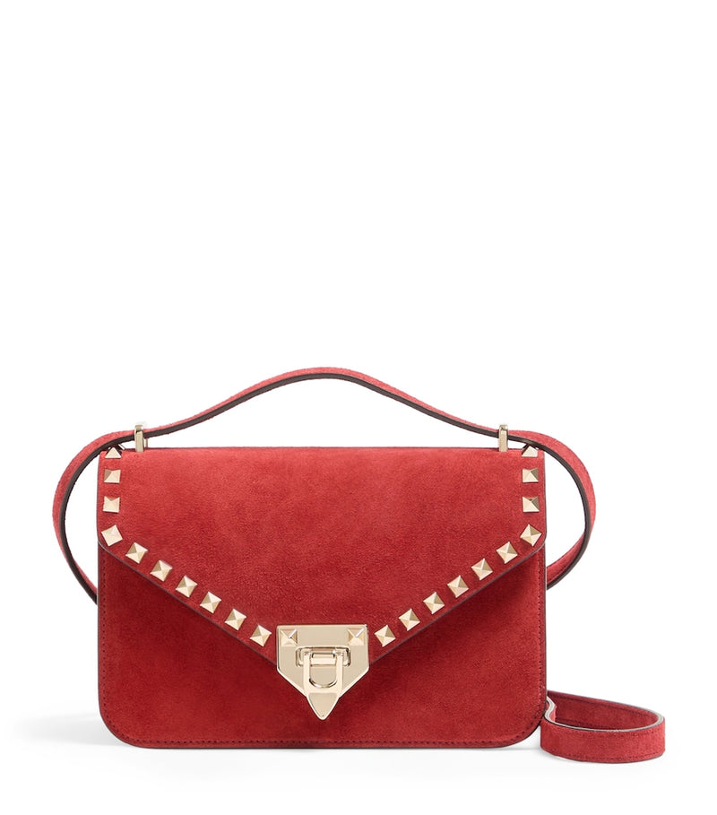 Valentino Garavani Rockstud small split leather shoulder bag, imported from the UK