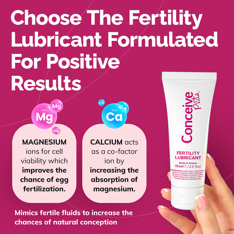 Conceive Plus fertility lubricant tube 75ml, imported from the UK