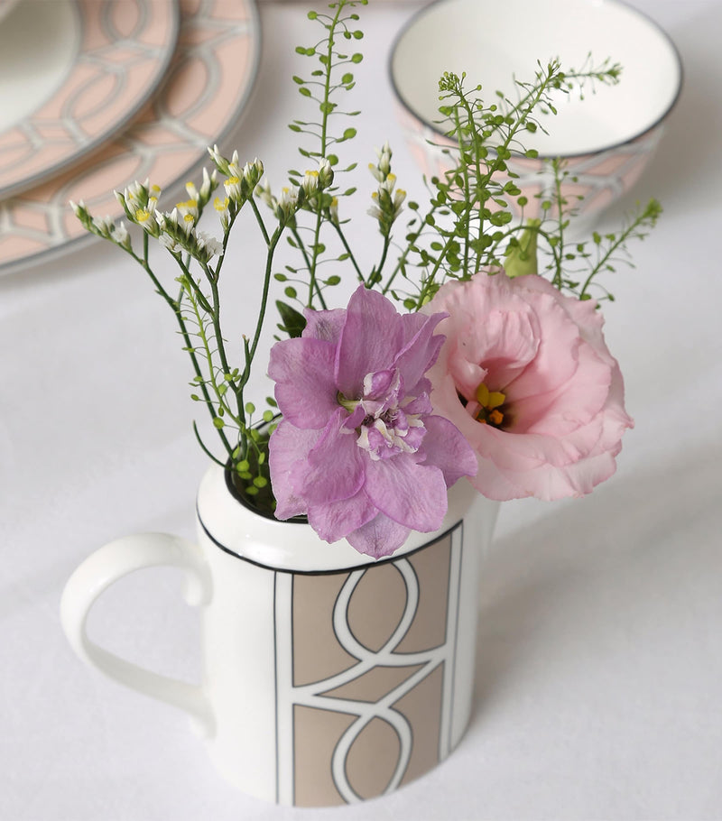 O.W. London geometric print milk jug 235ml, imported from the UK