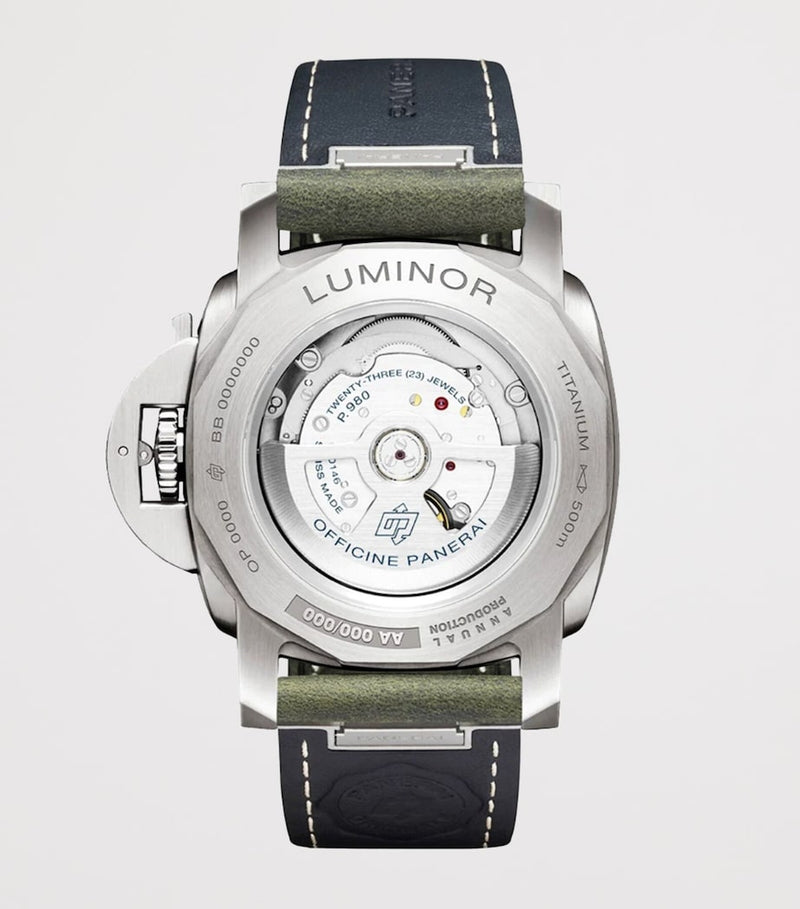 Panerai Luminor Marina brushed titanium watch 44mm, UK version
