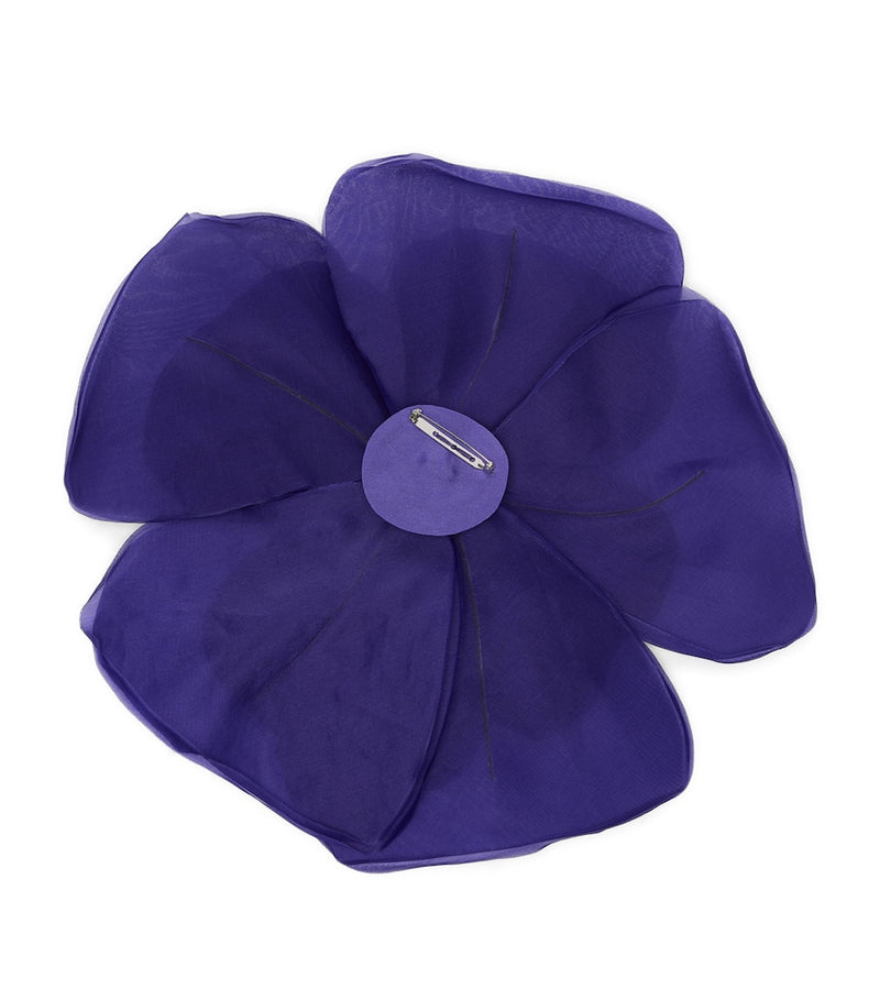 Marina Rinaldi silk organza flower brooch - British product