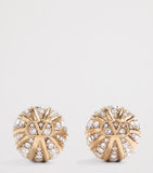 Valentino Garavani drop earrings with crystals - British product