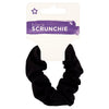 Superdrug black hair scrunchie essential accessory (British brand)